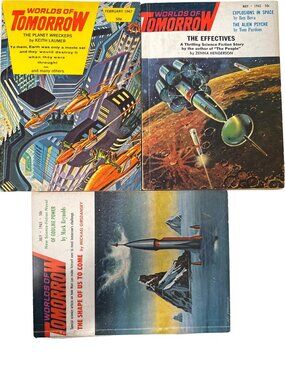 Worlds of Tomorrow May 1965 Feb July 1967 Effectives Shape of us to Come Planet